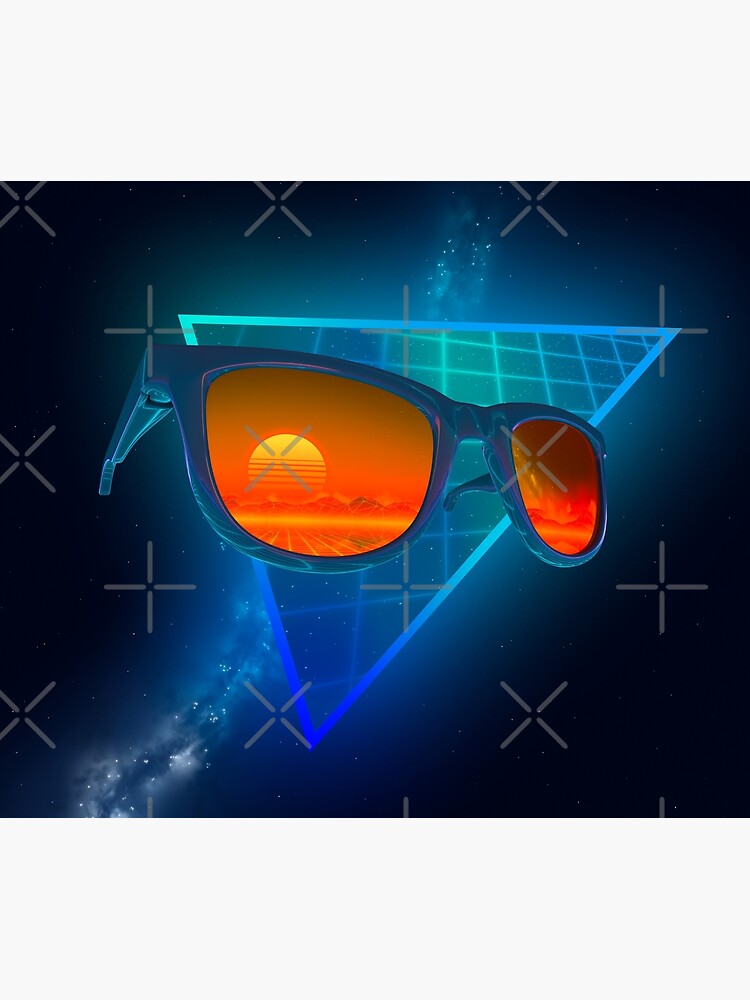 Sunglasses in space (Blue) by GaiaDC
