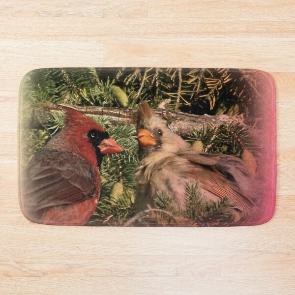 Item preview, MALE AND FEMALE CARDINALS designed and sold by Marie Leblanc.
