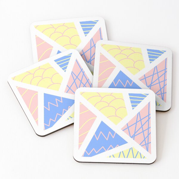 Item preview, pastel pink,blue and yellow patterns designed and sold by Zi675.