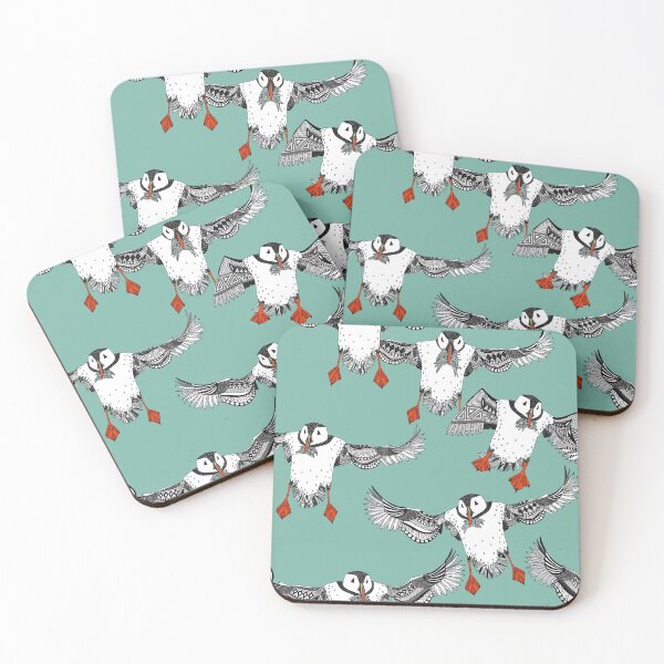 Item preview, Atlantic Puffins mint designed and sold by scrummy.