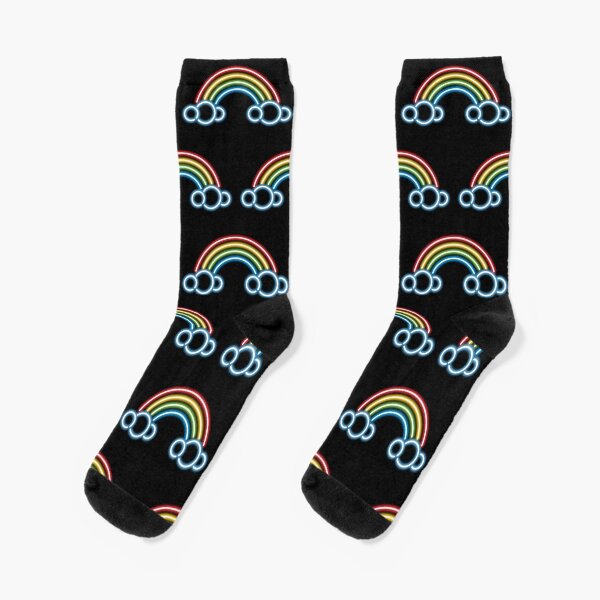 Neon Rainbow Socks