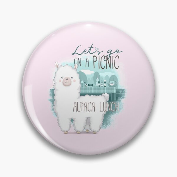 Item preview, Let's Go On A Picnic Alpaca Lunch designed and sold by AscendMerch.