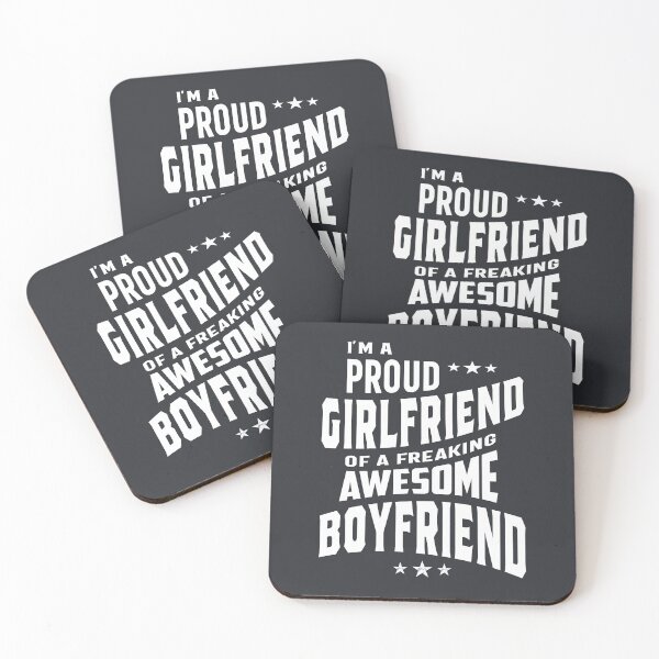 Item preview, I'm A Proud Girlfriend Of A Freaking Awesome Boyfriend designed and sold by cidolopez.