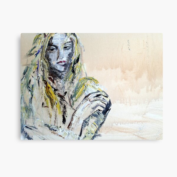 * & Alone * painted Canvas Print