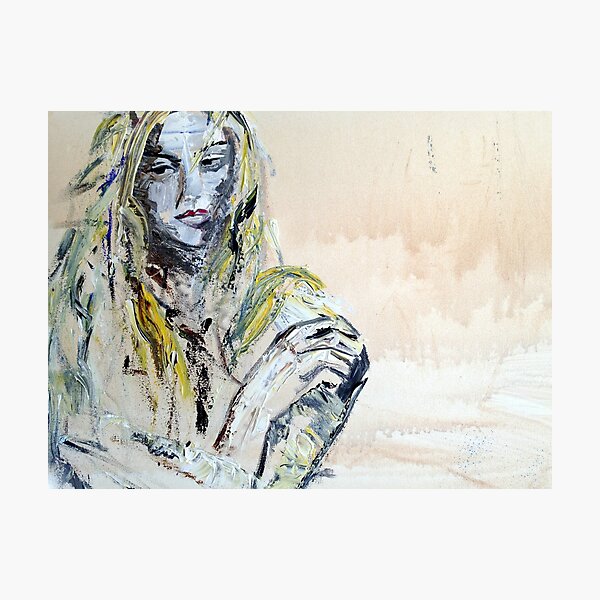 * & Alone * painted Photographic Print