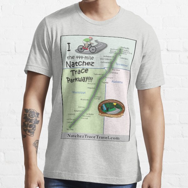 Recorrí en bicicleta la Natchez Trace Parkway. Camiseta esencial