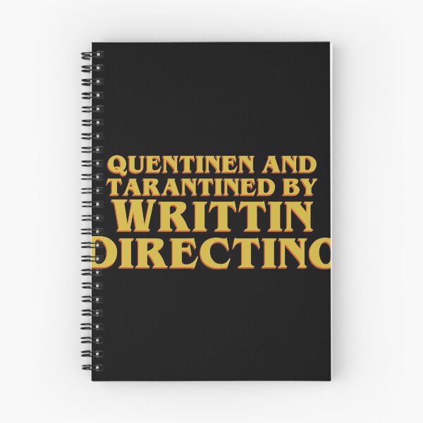 Item preview, Written and Directed by Quentin Tarantino Title Funny T-Shirt designed and sold by MrTomCherry.