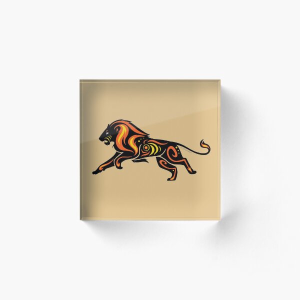 Fire in Me Acrylic Block