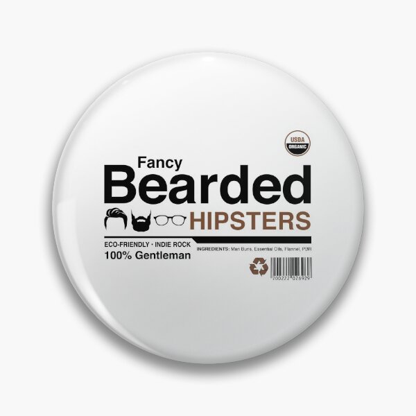 Item preview,  Fancy Bearded Hipsters designed and sold by NobleTeeShop.