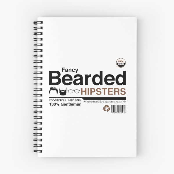 Item preview,  Fancy Bearded Hipsters designed and sold by NobleTeeShop.