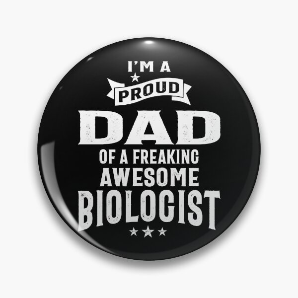 Item preview, Mens I'm a Proud Dad Of a Freaking Awesome Biologist Shirt for Father designed and sold by cidolopez.