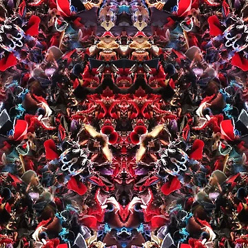 Artwork thumbnail, Rag Tag Rag Rug (pattern) by Yampimon