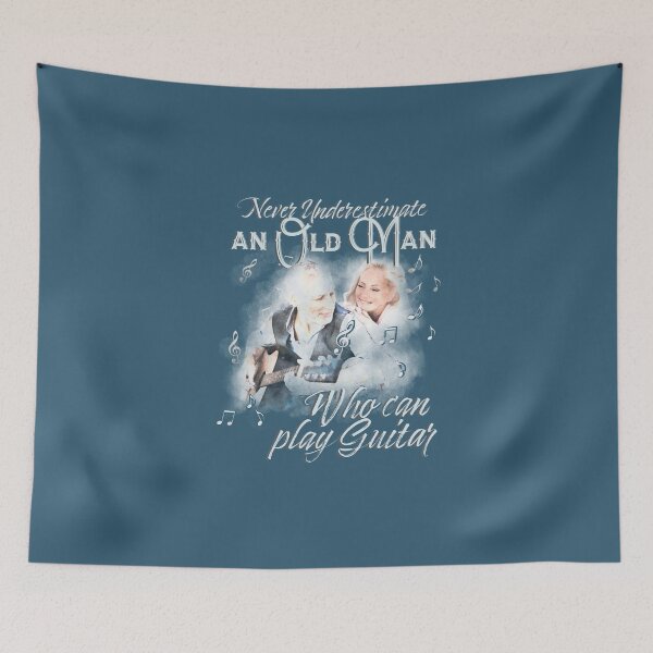 Item preview, Never Underestimate An Old Man Who Can Play Guitar designed and sold by AscendMerch.