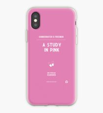BBC Sherlock - A Study in Pink Minimalist iPhone Case