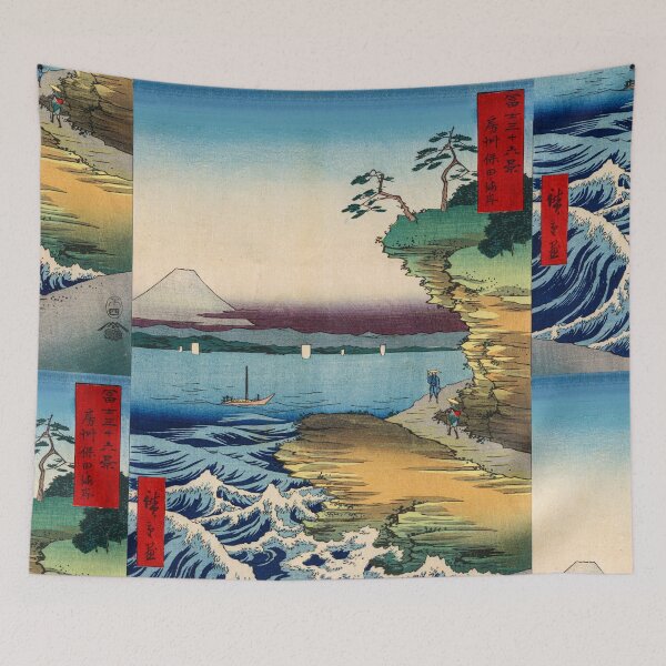 Item preview, Hiroshige, The coast at Hota in Awa province designed and sold by Artaxias_Designs.