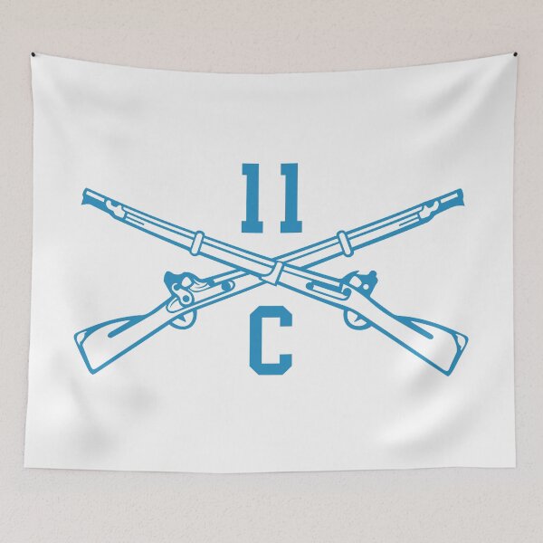 Item preview, Army MOS 11C Infantry Mortarman Crossed Rifles designed and sold by MilitaryDepot.