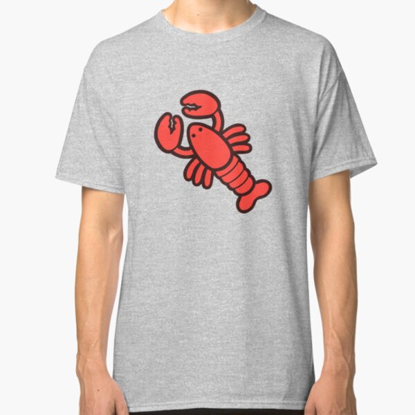 Lobsters Pattern on Light Pink Classic T-Shirt