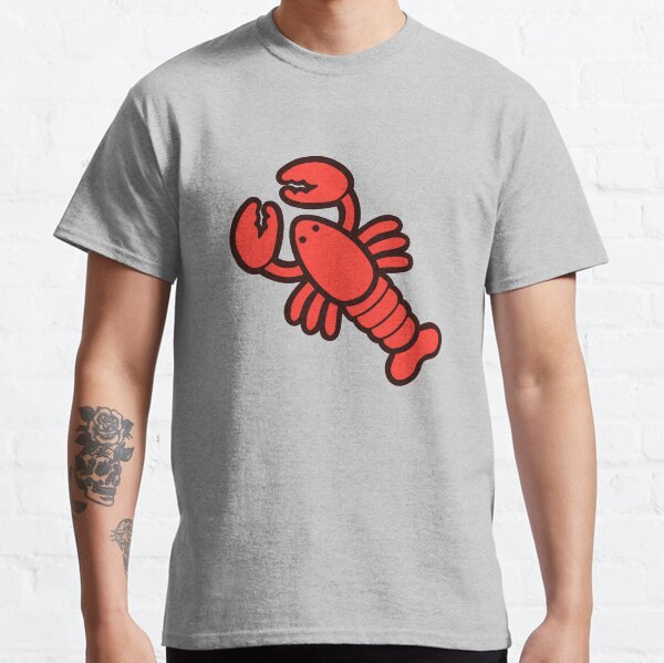 Lobsters Pattern on Light Pink Classic T-Shirt