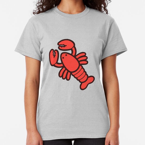 Lobsters Pattern on Light Pink Classic T-Shirt