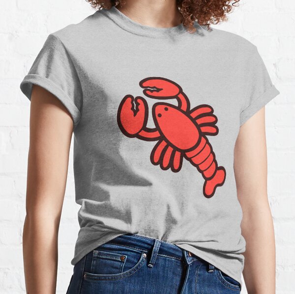 Lobsters Pattern on Light Pink Classic T-Shirt
