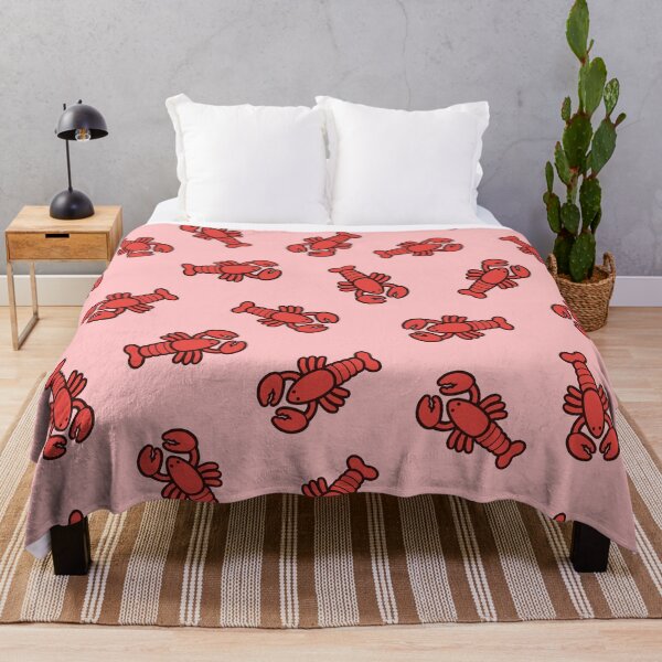 Item preview, Lobsters Pattern on Light Pink designed and sold by evannave.