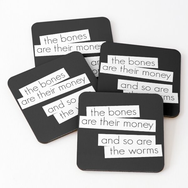 Item preview, The bones are their money and so are the worms designed and sold by sanastyle.