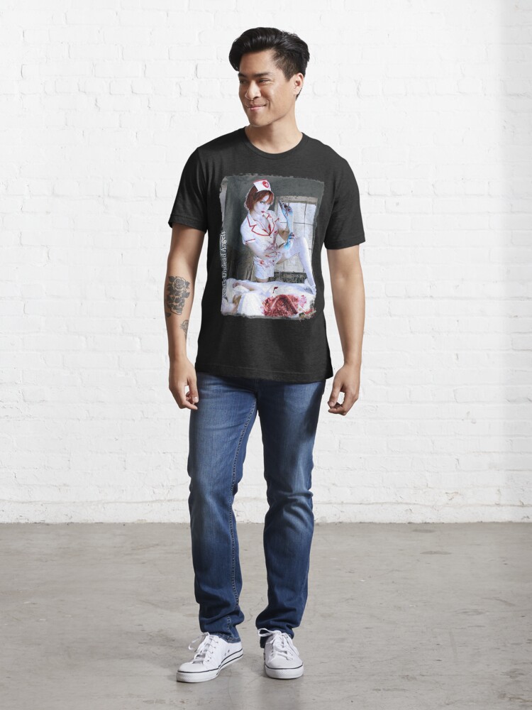 Alternate view of Live Undead Angels: Zombie Nurse Essential T-Shirt