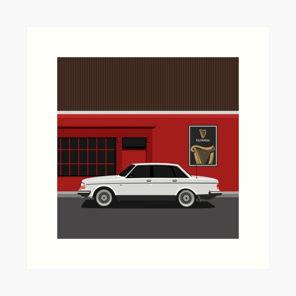 Volvo 244 Art Print