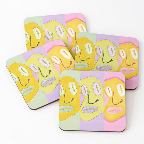 Item preview, Pop Art Style Abstract Cartoon Faces designed and sold by MrBotot.