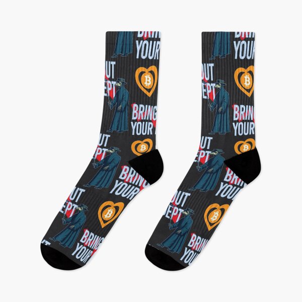Item preview, Bring out your dept. Mangled Monty Python quote about Bitcoin. designed and sold by PrintPit.