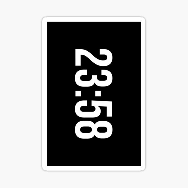 Item preview, 23:58 Alternative designed and sold by HyperBeamDesign.