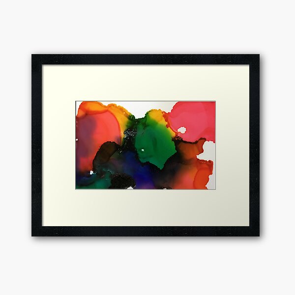 Rainbow Yupo Framed Art Print