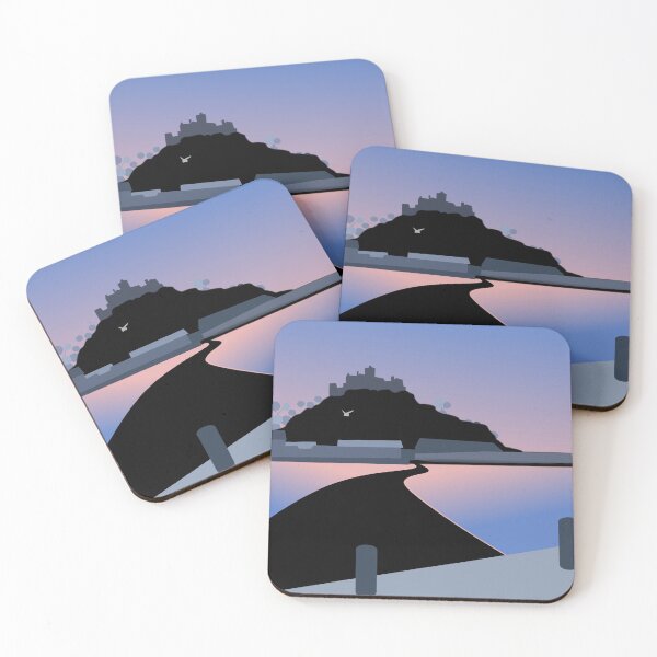 Item preview, The mount at sunset, St Michaels Mount, Marazion, Cornwall by Cornish Artist designed and sold by MangojellyLabs.