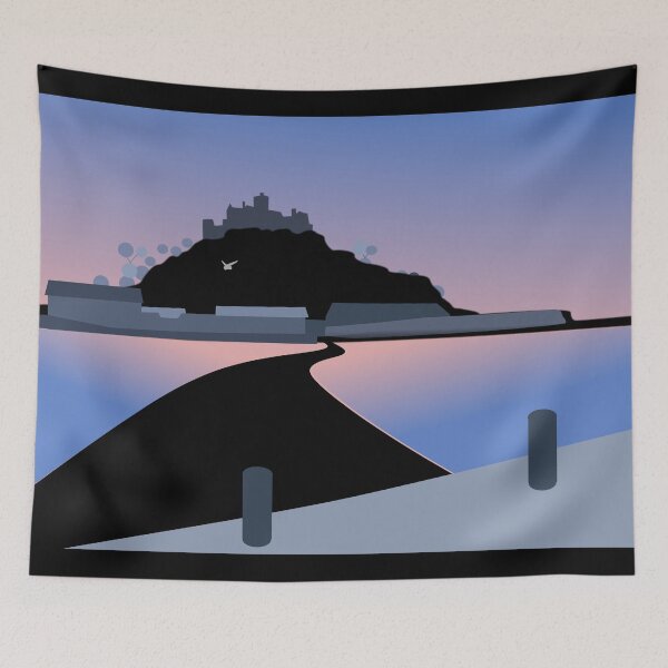 Item preview, The mount at sunset, St Michaels Mount, Marazion, Cornwall by Cornish Artist designed and sold by MangojellyLabs.