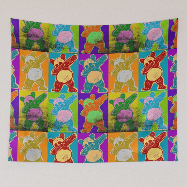 Item preview, Dabbing Panda Bear, Pop Art, Distressed, Vintage, Andy Warhol Inspired, Pop Culture, Panda Bears, Dab, Unique, gift designed and sold by joannejgg.