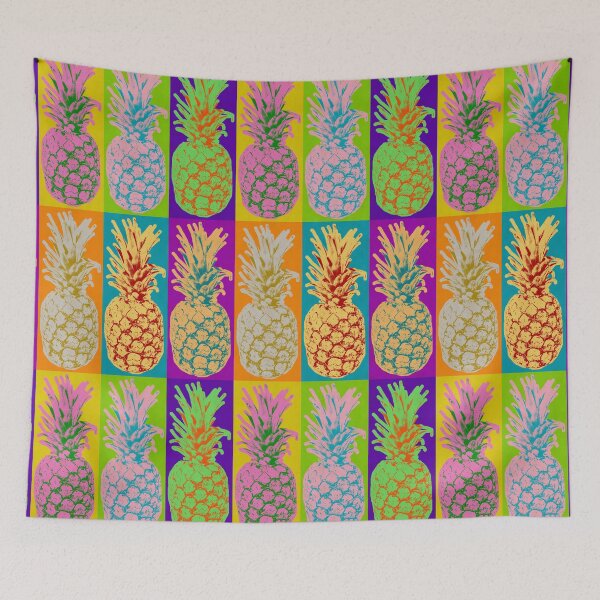 Item preview, Pineapple Pop Art Retro Design Graphic Pineapples Fruit  designed and sold by joannejgg.