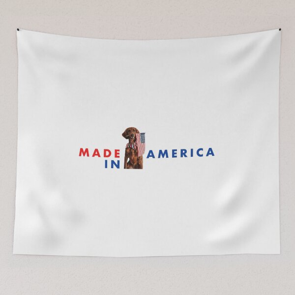 Item preview, DOGS - MADE IN AMERICA - 4 TH JULY - USA - UNITED STATES -AMERICA  designed and sold by Tropical Blood.