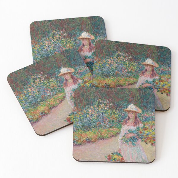 Item preview, Claude Monet Jeune Fille Dans Le Jardin De Giverny Young Girl in the Garden at Giverny designed and sold by MindChirp.