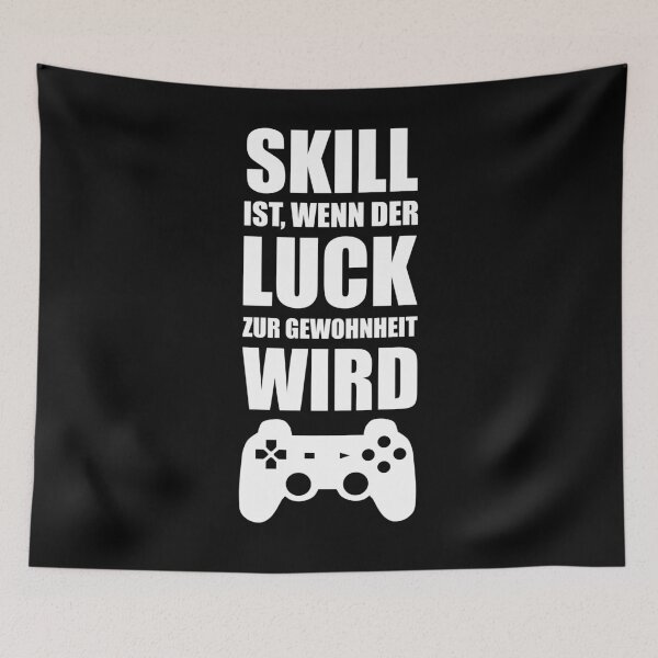 Item preview, Skill is when Luck becomes a gamer habit designed and sold by desislogn.