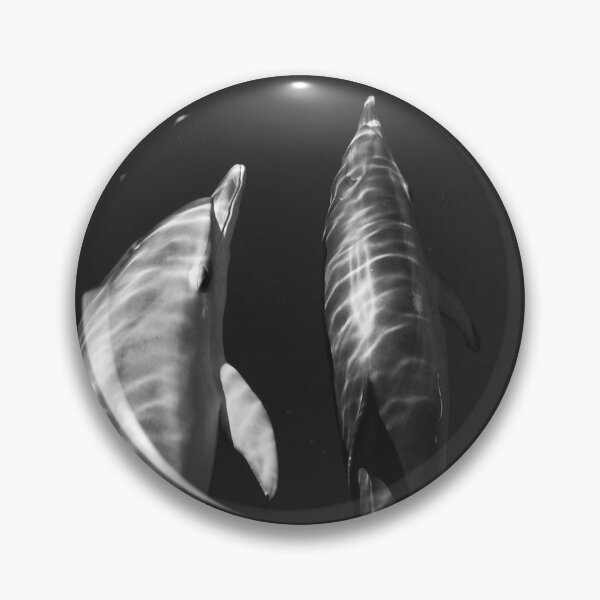 Item preview, Black and white dolphins designed and sold by Chloé Yzoard.