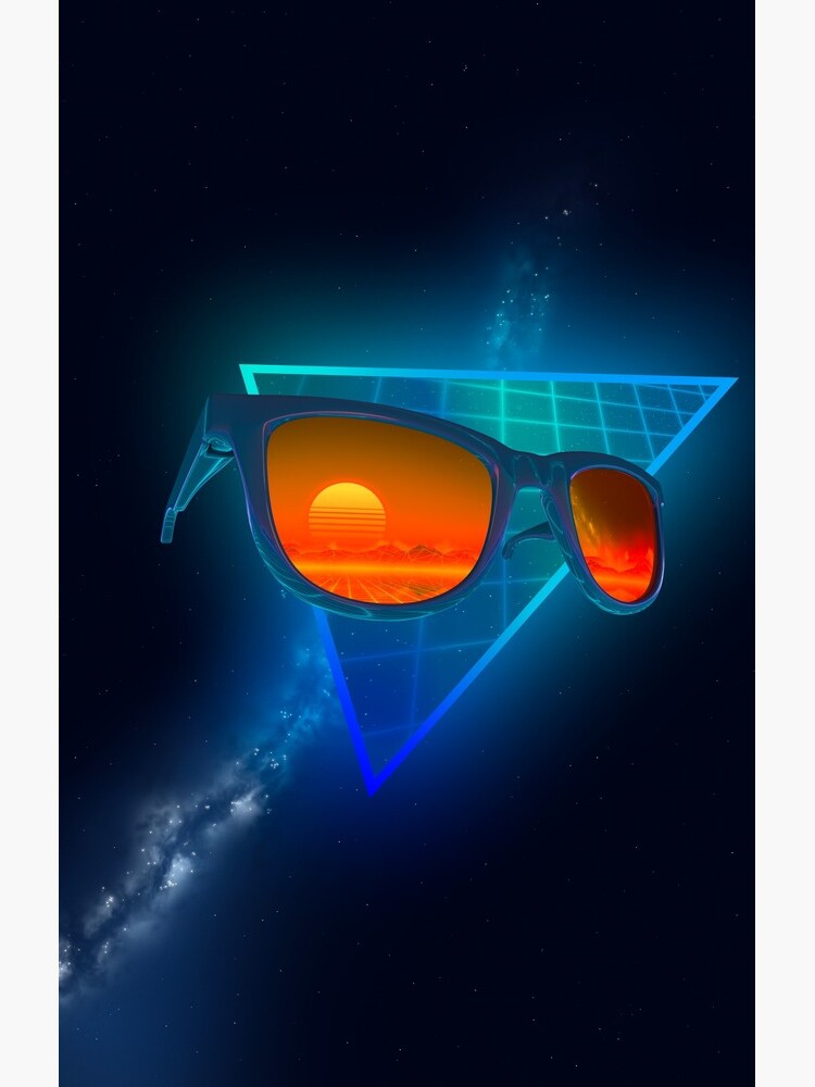 Sunglasses in space (Blue) by GaiaDC