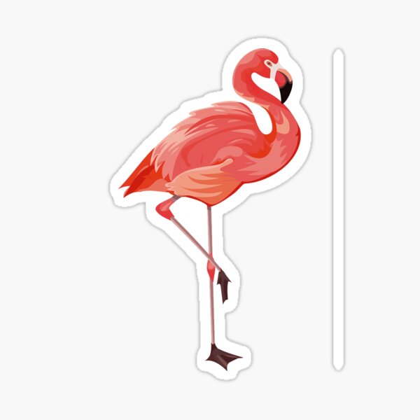 Fancy Flamingo Stickers Redbubble - lix on twitter in 2020 flamingo art roblox memes hunter anime