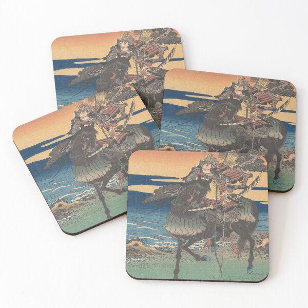Item preview, Warrior Riding Black Horse along the Sea Shore designed and sold by Tizeru.