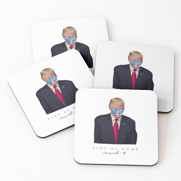 Item preview, COVID 19 - TRUMP - FUNNY HUMOR - STAY AT HOME designed and sold by Tropical Blood.