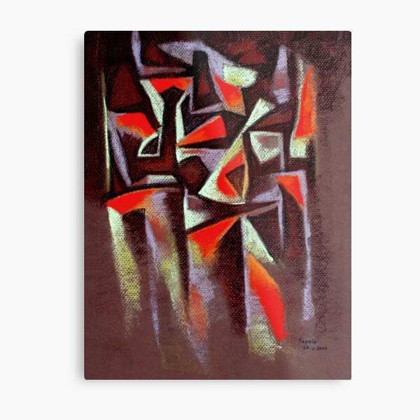 Musicians in the night Metal Print