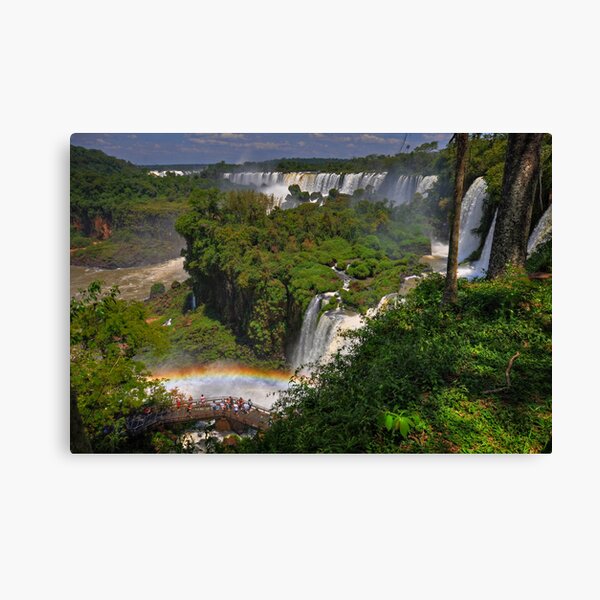 Rainbow and Falls Canvas Print