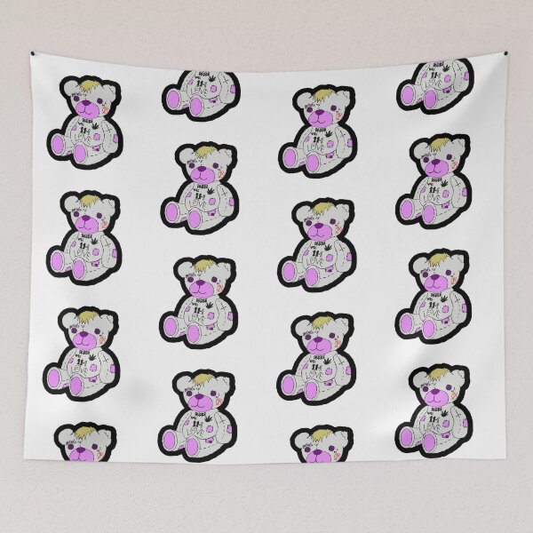 Item preview, Lil Peep Teddy Bear Tattoo Official Design designed and sold by nmrkdesigns.