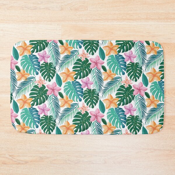 Item preview, Tropical dream: pattern with exotic plants designed and sold by Sandra Brezina.