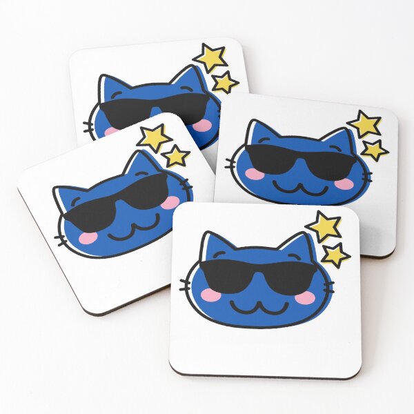 Item preview, Happy Blue Kool Catz designed and sold by Kadeda.