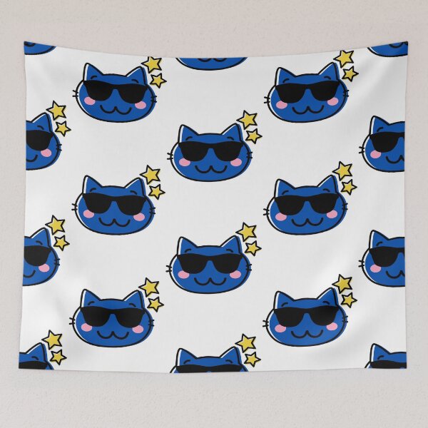 Item preview, Happy Blue Kool Catz designed and sold by Kadeda.